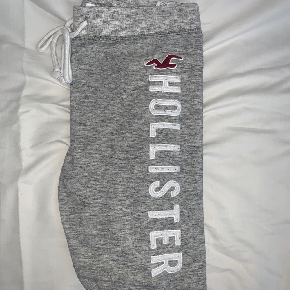 High-rise fleece joggers Hollister